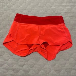 Lululemon Speed Shorts 🍋